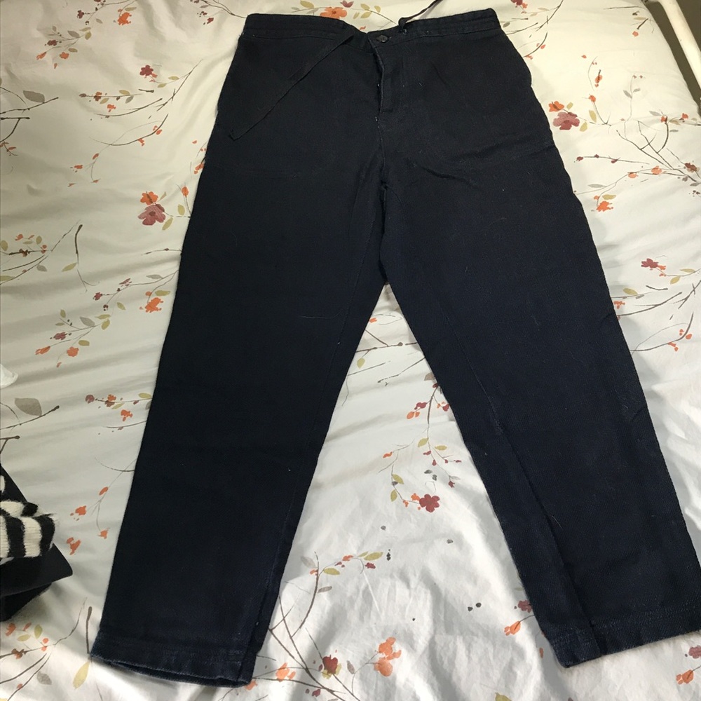 H&M men’s navy drawstring pants